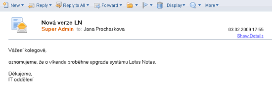 Databaze v Lotus Notes