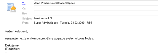 Databaze v Lotus Notes
